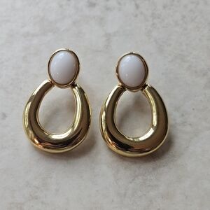 Vintage Anne Klein Gold Earrings